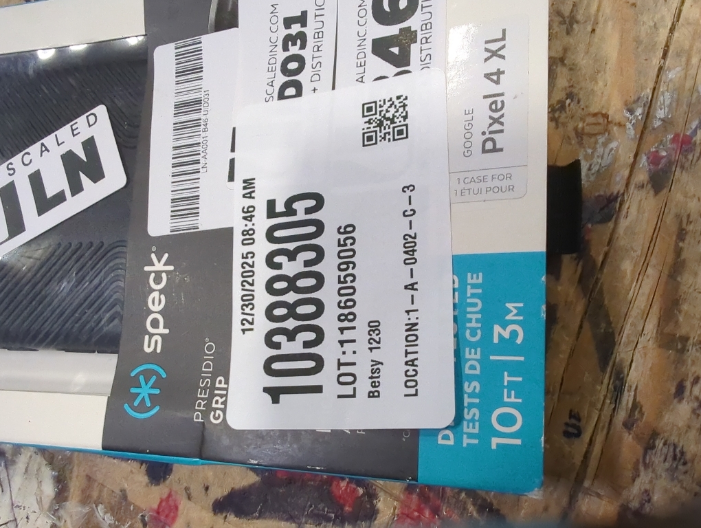 Speck Presidio Grip Hard Case for Google Pixel 4 XL - Black