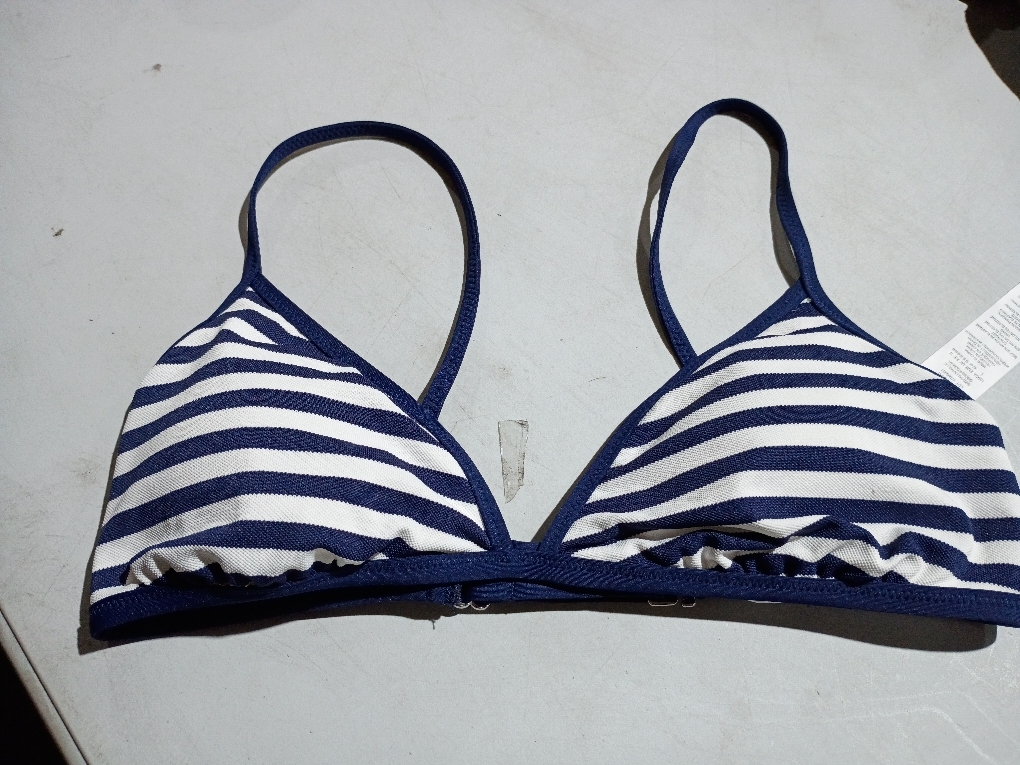 Tipped stripe bikini top Polo Ralph Lauren   size L