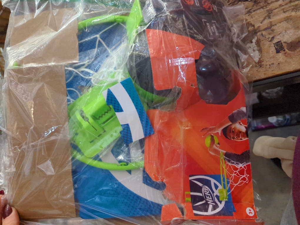 NERF Mini Over the Door Basketball Hoop - Nerfoop Indoor Basketball Hoop for Kids - Toy Door Basketball Hoop   Mini NERF Foam Basketball Game Set - Perfect for Bedroom Indoor Basketball - Green