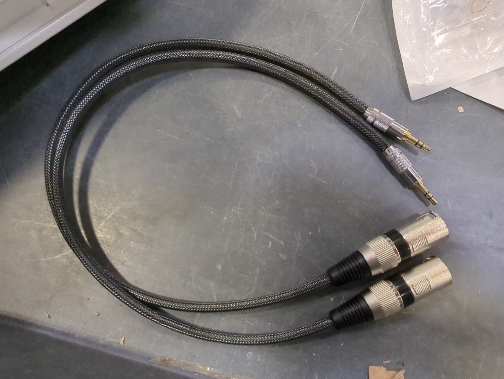 Tisino 3.5mm to XLR Cable Unbalanced Mini Jack 1/8 inch to XLR Male Adapter Microphone Cord- 1.6ft/50cm