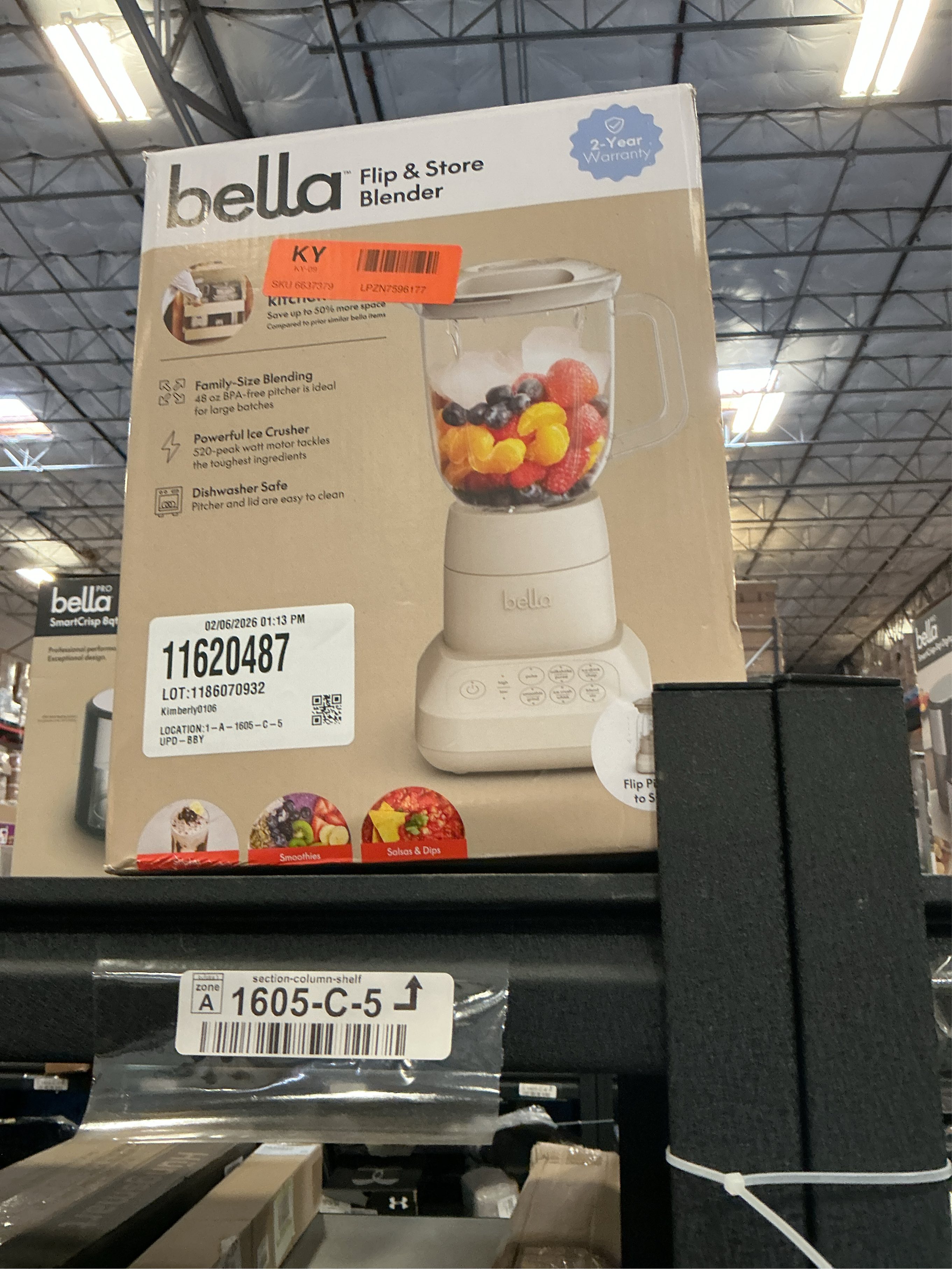 bella Flip & Store Blender, Fits-anywhere� kitchenware