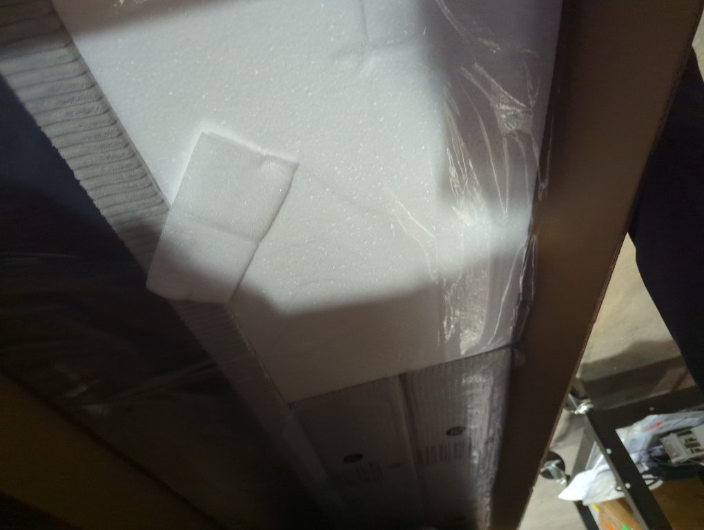 Upholstered Platform King Bed with Tufted Wingback Headboard Light Grey