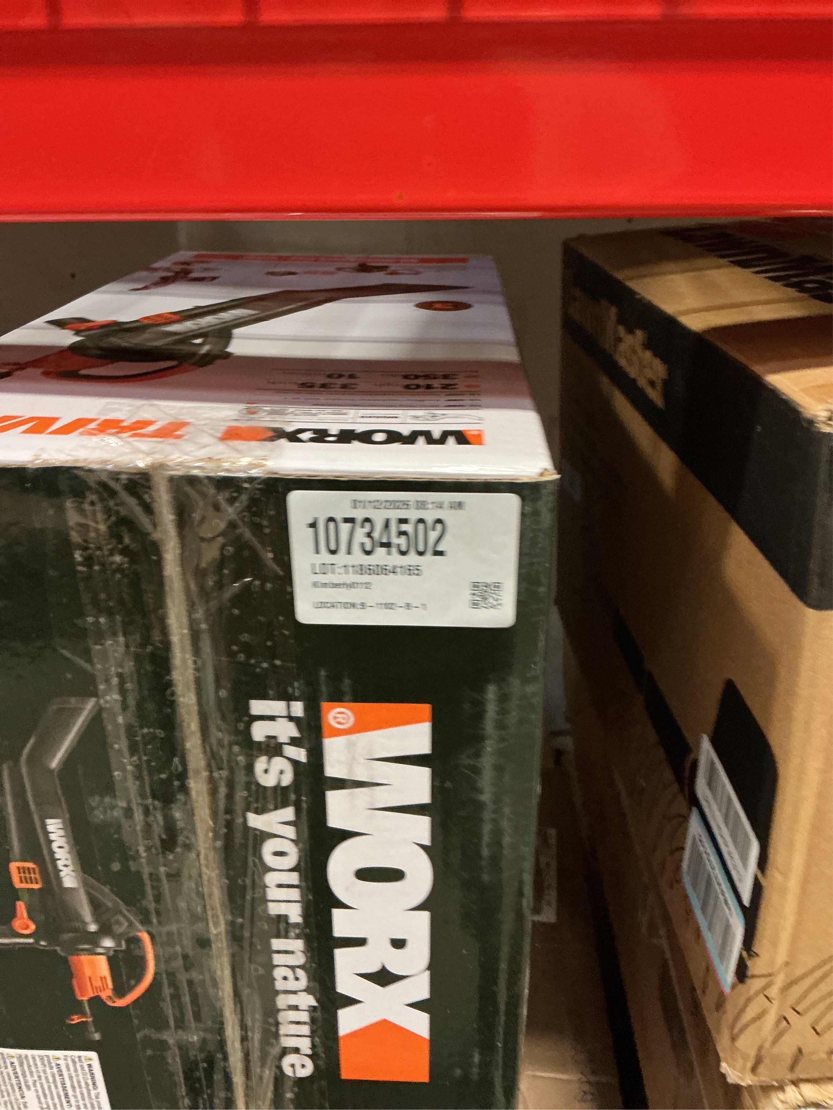 Worx 210 MPH 350 CFM Electric 12 Amp Leaf Blower/Mulcher/Vac with Metal Impeller