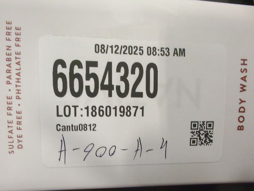 Native Body Wash, 18 OZ, Coconut & Vanilla