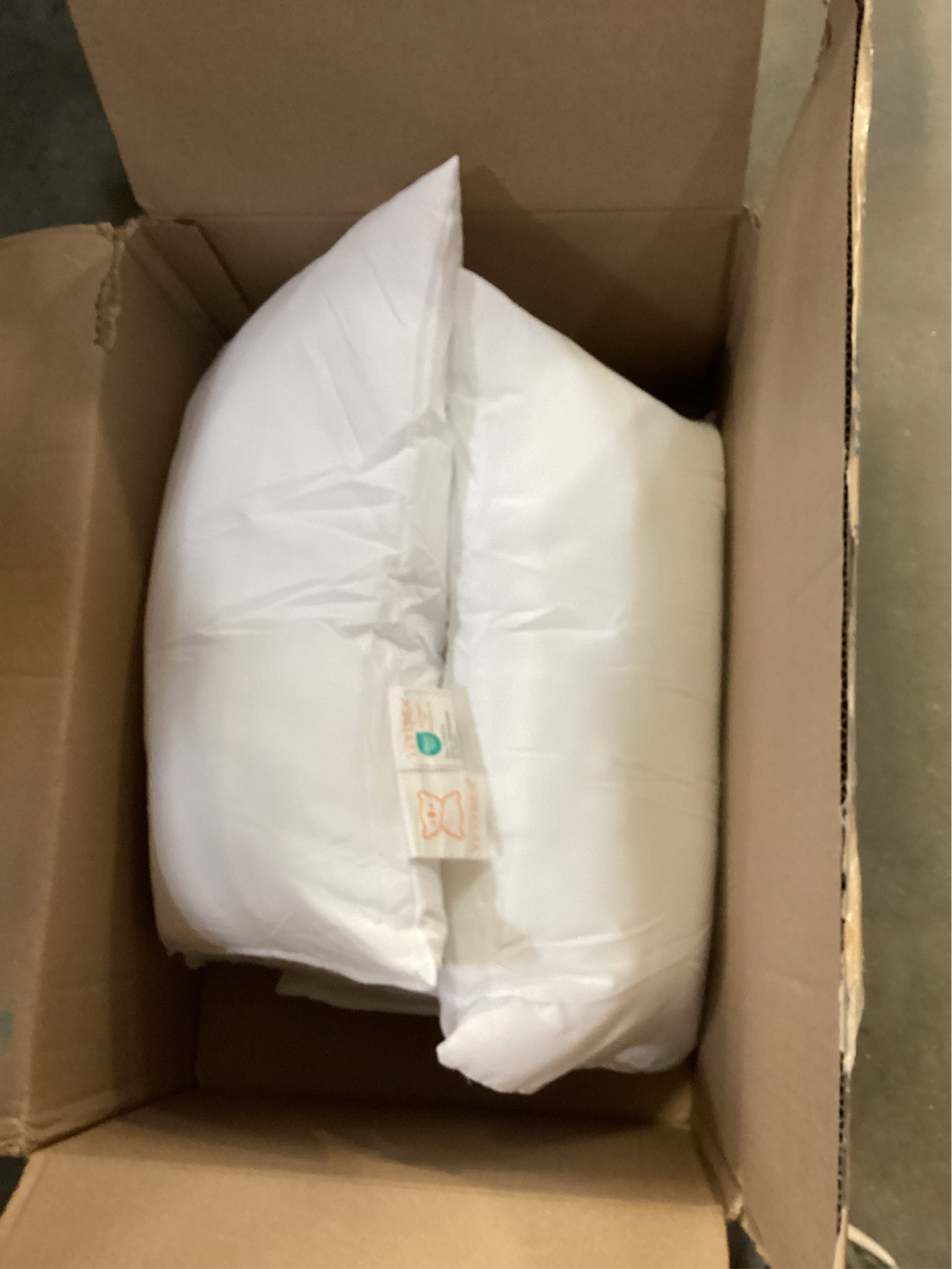 Outdoor Pilllows Waterproof 12x20 Pillow Insert Set of 4, Water-Resistant Retangular Throw Pillow Inserts for Patio, Garden, Porch, Lumbar Supportive Outdoor Furniture Decor