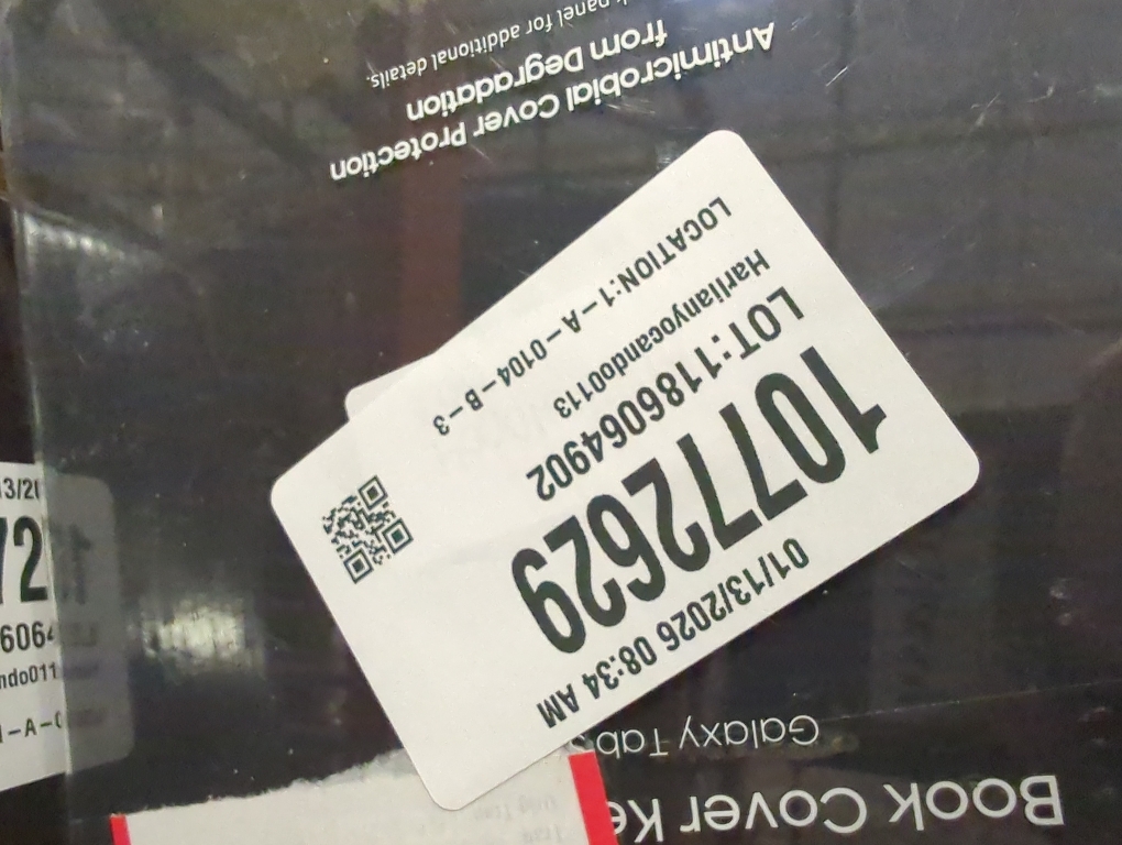 SAMSUNG Book Cover Keyboard Slim for Samsung Galaxy Tab S8/Tab S7 - Mystic Black