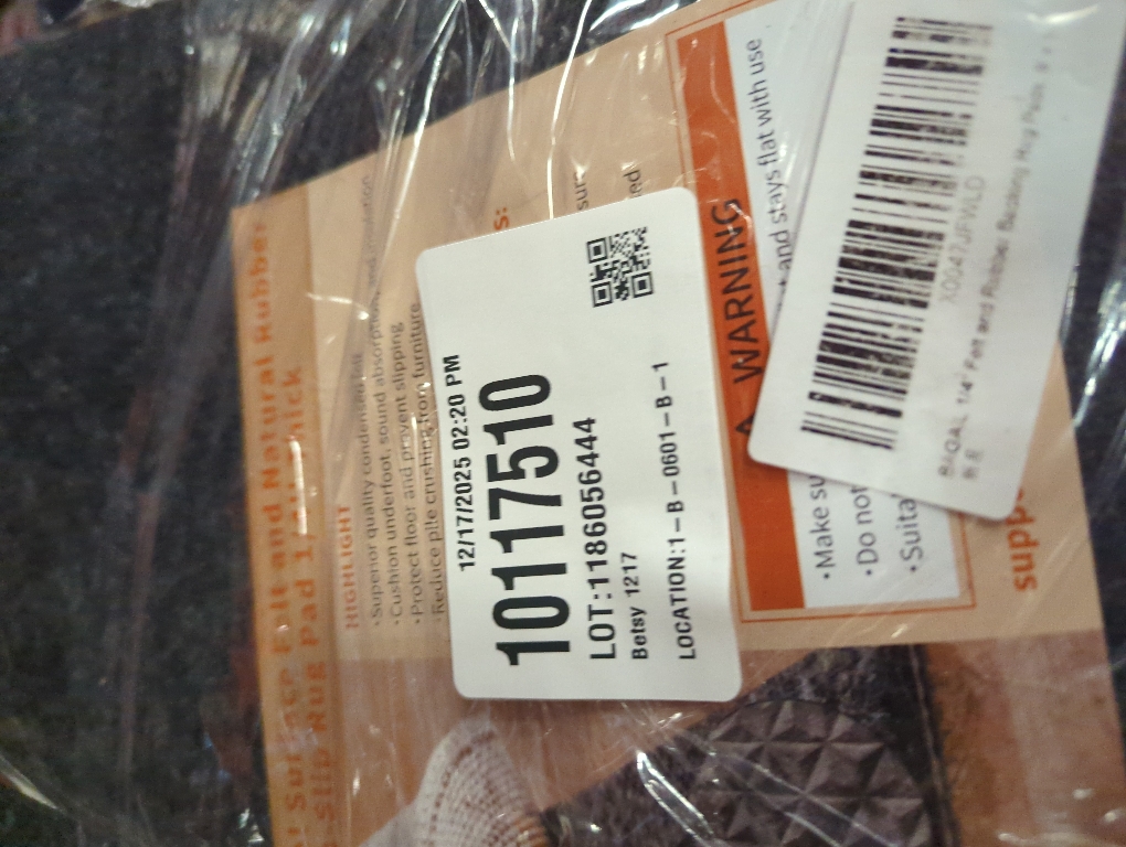 BAGAIL Felt and Natural Rubber Backing Rug Pads 1/4” Thick, 8 x 10 Ft Non Slip Carpet Gripper Keep Rugs in Place, Under Area Rug Protective Cushioned Pads, Carpet Runners, Hardwood Floors Protection