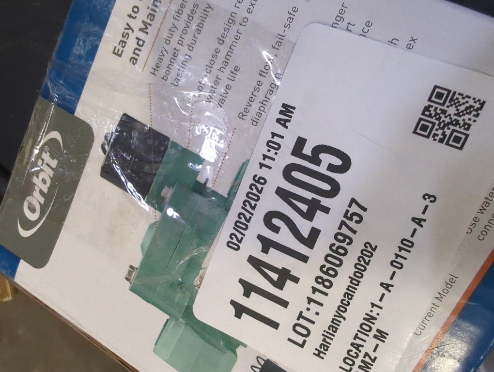 Orbit In-Line Valve 1 in. 150 psi