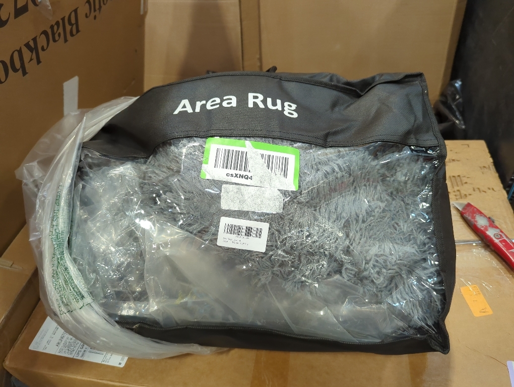 Fluffy Area Rugs for Bedroom 5x7: Shag Rugs for Bedroom - Living Room Area Rug 5x7 Grey Plush Fuzzy Soft Carpet - Teenage Room Dorm Decor Carpets