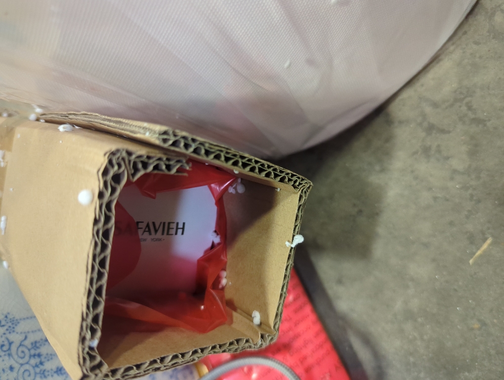 SAFAVIEH Lighting Collection Bodin Blue/ White 23-inch Bedroom Living Room Home Office Desk Nightstand Table Lamp (LED Bulbs Included)