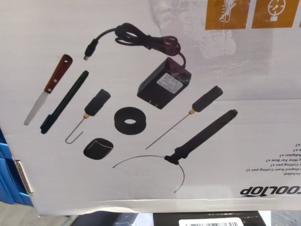 Cooltop Foam Cutter, 18W Hot Wire Foam Cutter, Hot Knife with Cleaning Pen