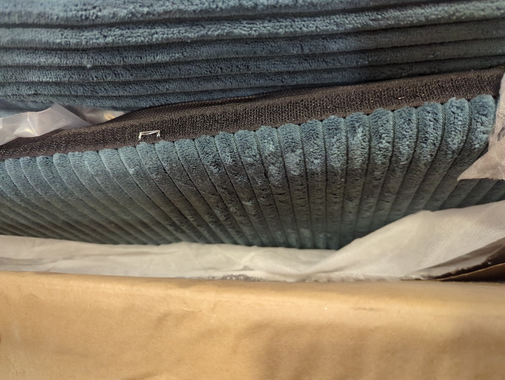 Blue Armless Chair