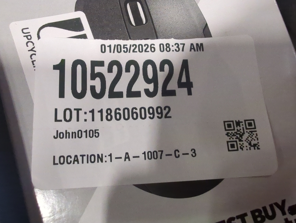 Best Buy Essentials™ - Lightweight Bluetooth Optical Standard Ambidextrous Mouse with 6-Button - Black