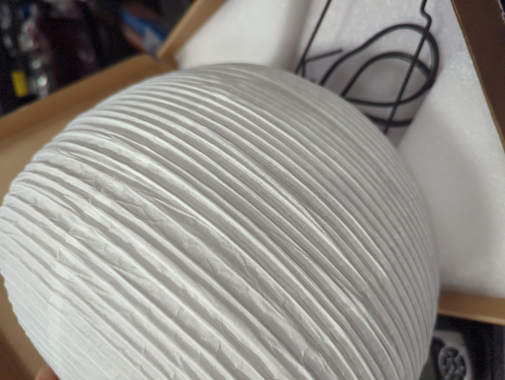 White Paper Lamp Shade,12 Oval Paper Lantern Lights,Pendant Light Lamp Shade For Paper Lamp Hanging and Home Decor