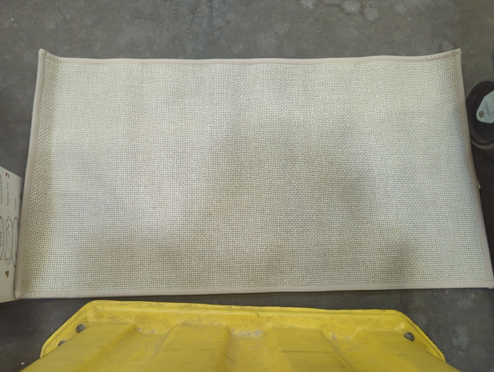 LEKEEPGO Door Mat 24x47, Non Slip Washable Indoor Door Mat, Khaki