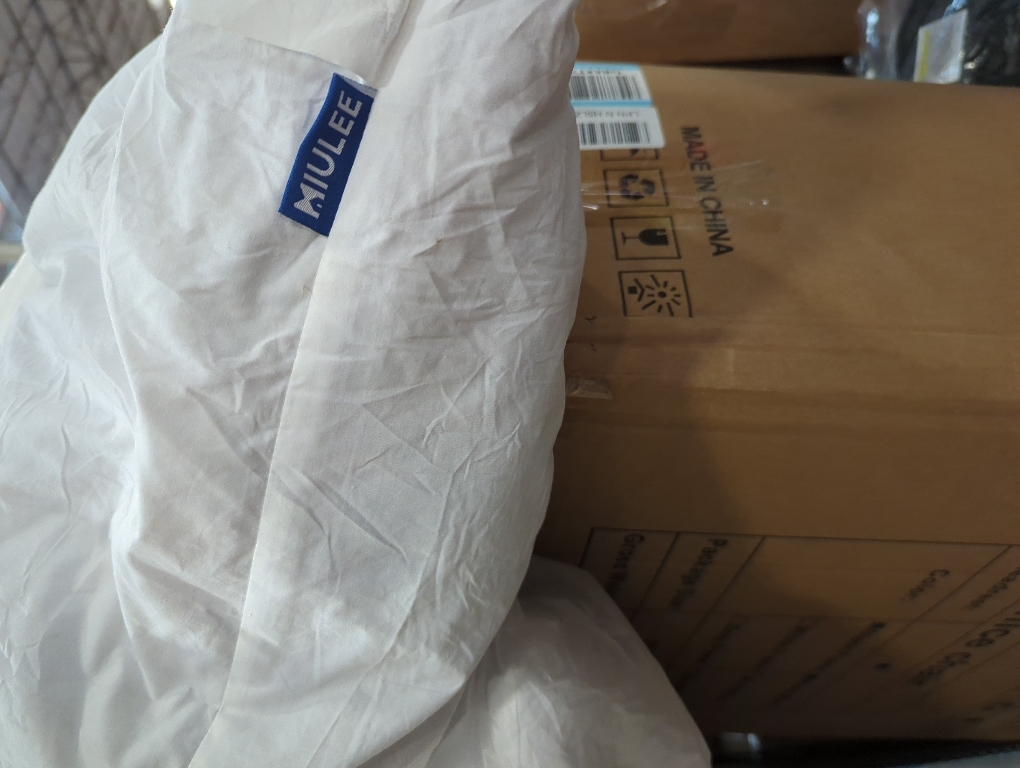 MIULEE Throw Pillows Inserts, Pack of 2 12x20 Inch 100% Virgin Fiber Filling Bed Couch Pillows