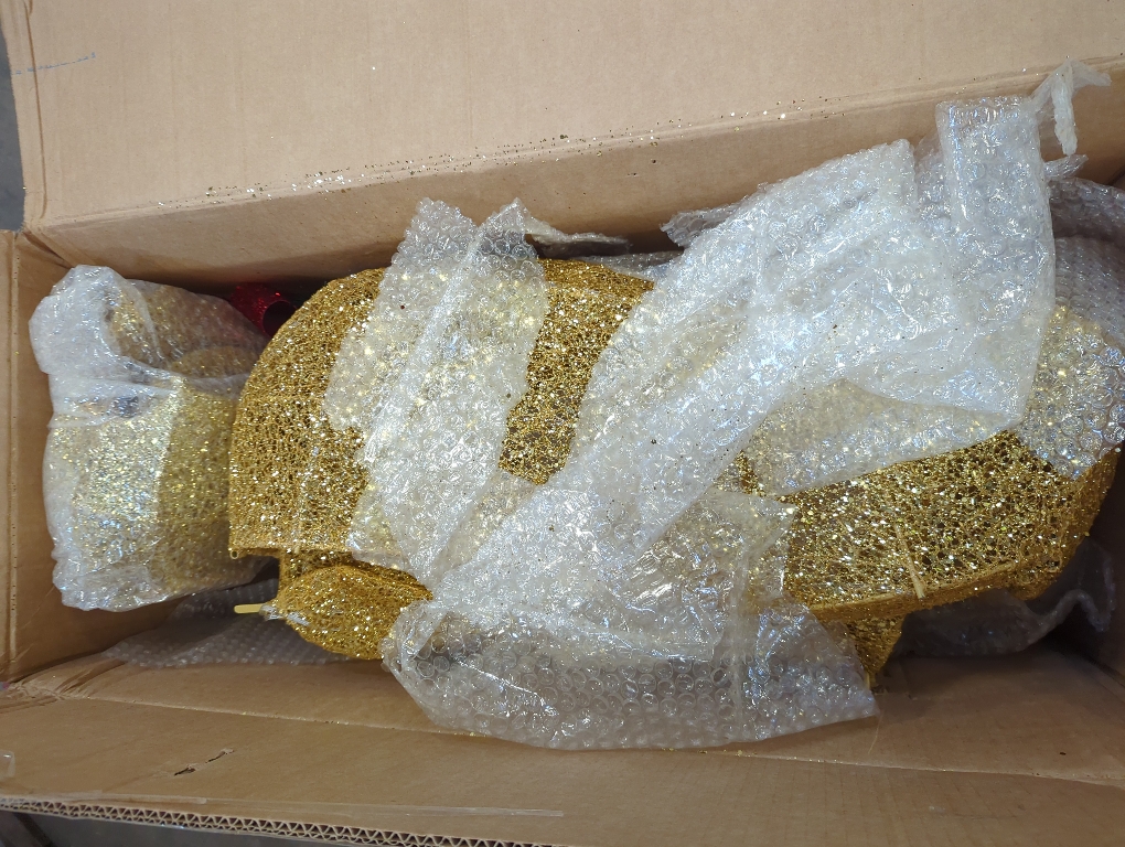 3-Piece LED Lighted Christmas Deer Outdoor Yard Decorations, 3D Super Large Christmas Reindeer Decor, Outdoor Lighted Holiday Deer with 360 LED Displays for Front Yards Garden Lawn Patio