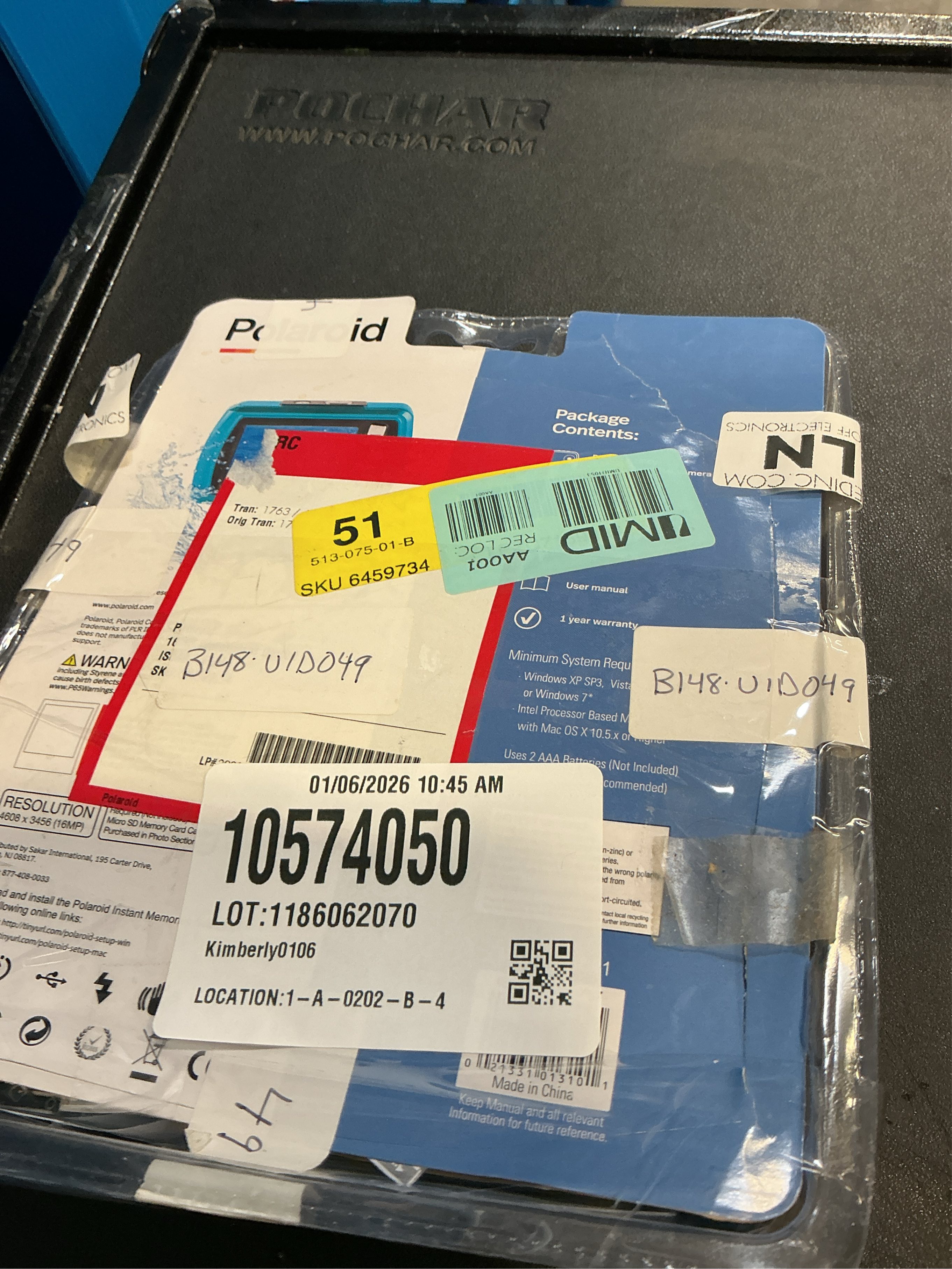 Polaroid 16MP Waterproof Digital Camera - Teal (IS048-Teal)