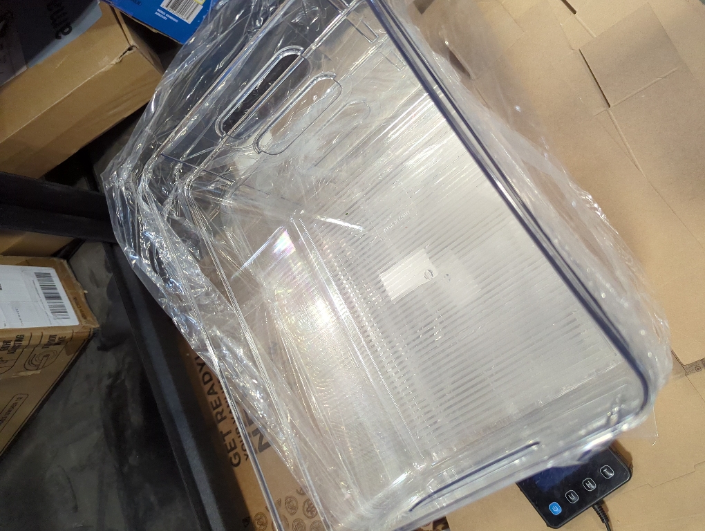 ClearSpace Clear Plastic Storage Bins – Pantry Organizers & Storage Containers, Cabinet Organizer - Home Organization Must Haves for Kitchen, Laundry Room, Office, Closet, Garage & Freezer