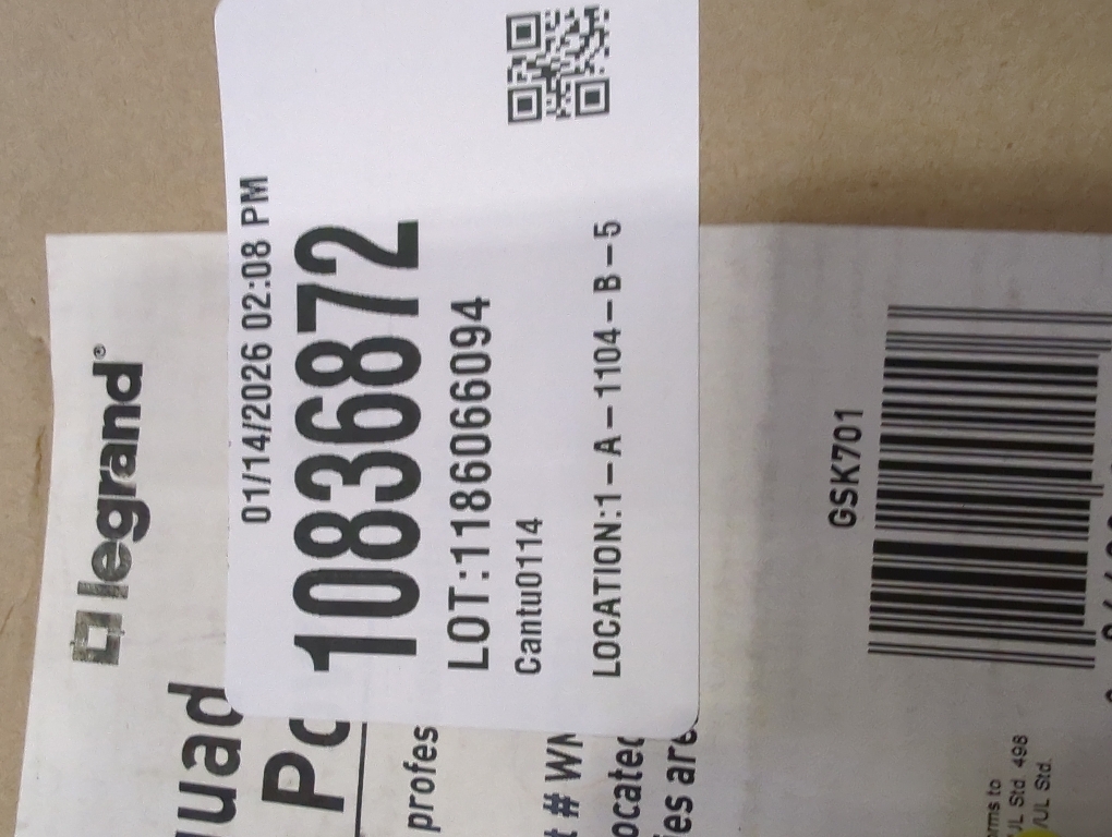 Legrand Geek Squad in Wall Power Kit - White GSK701