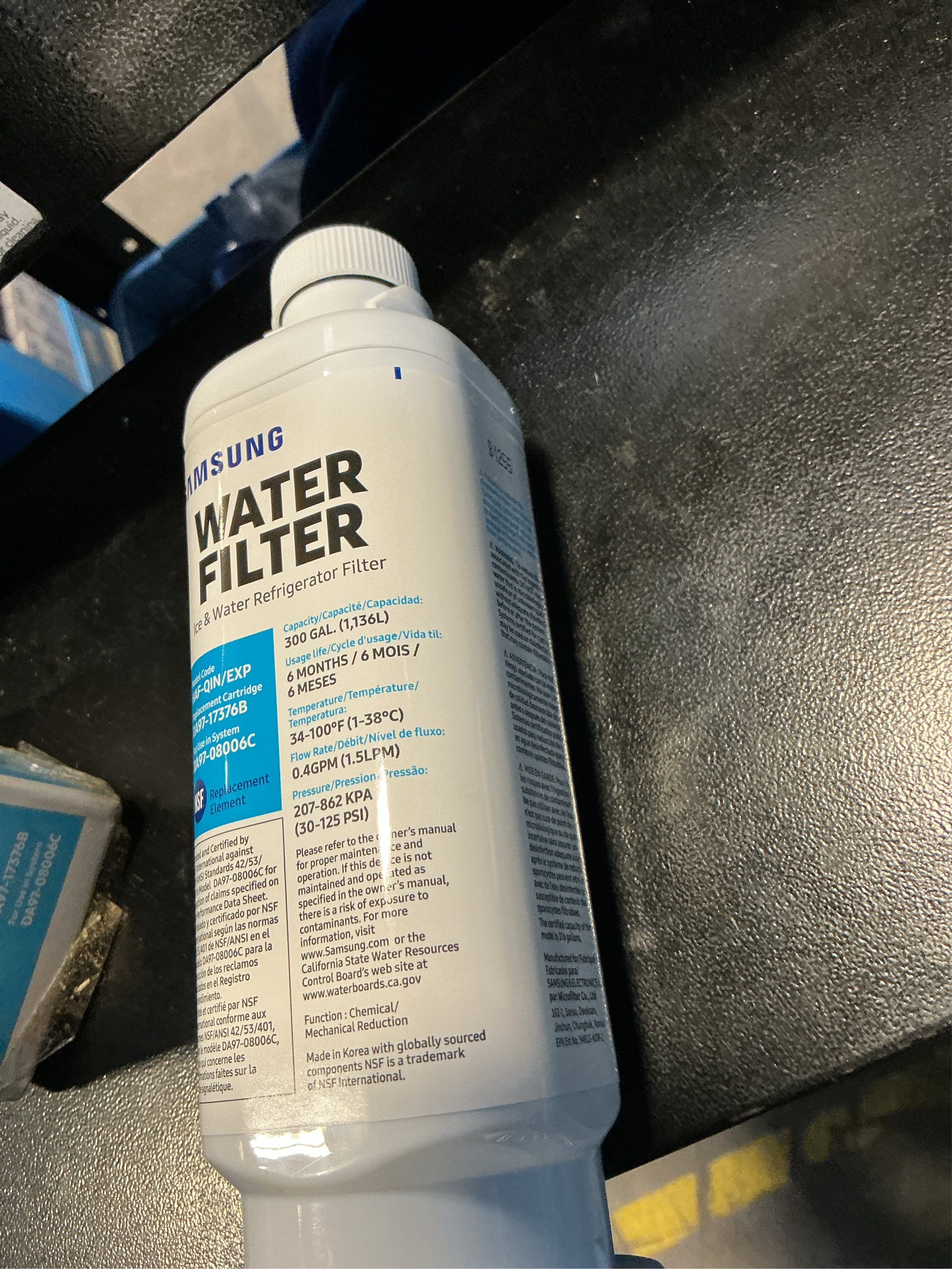 Samsung Water Filter for Select Samsung Refrigerators