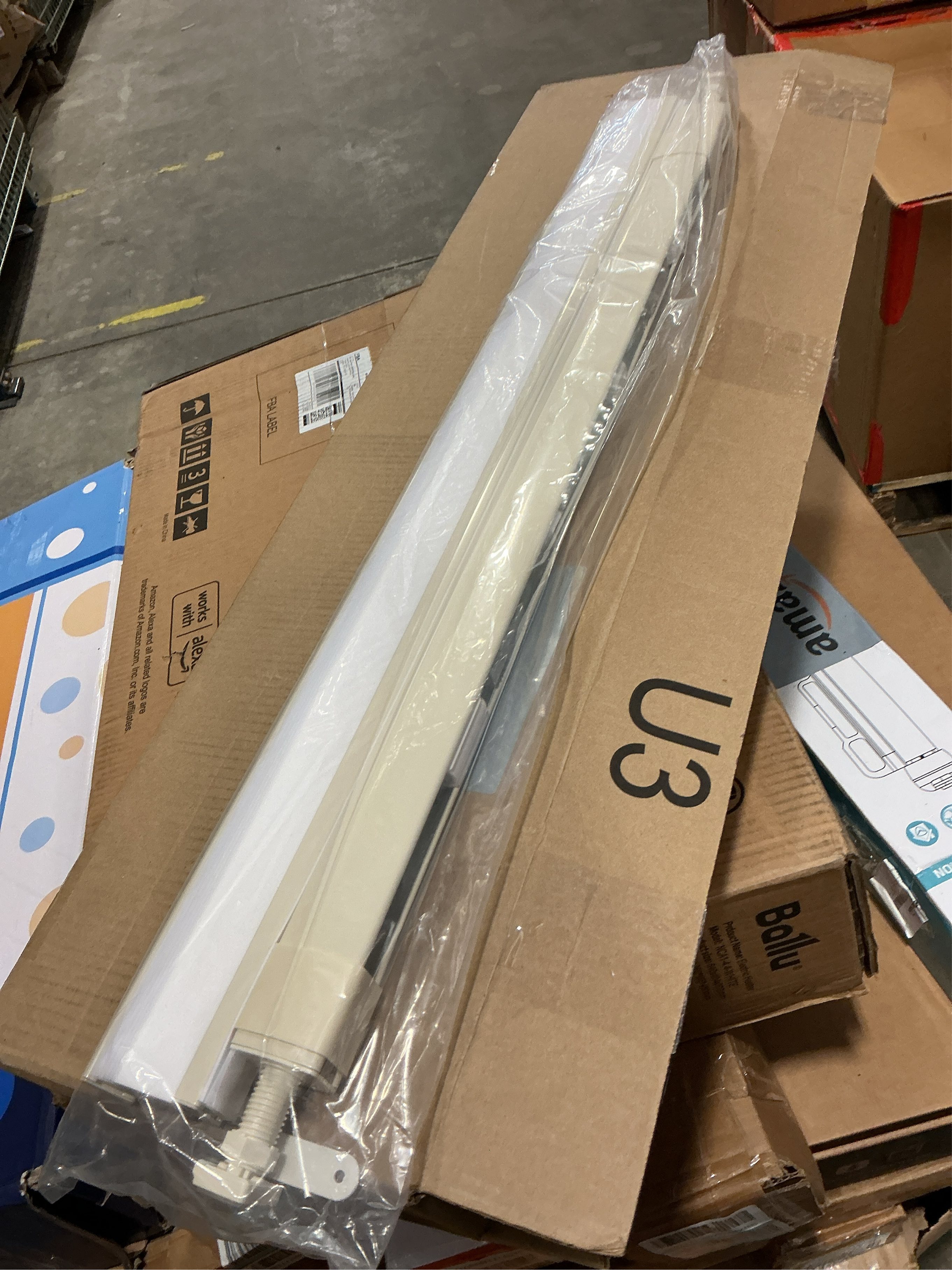 LazBlinds No Tools No Drill Cordless Cellular Shades, Top Down Bottom Up (TDBU) Honeycomb Shades for Home, Light Filtering Thermal Insulation Blinds for Windows, 35 W x 48 H, Beige