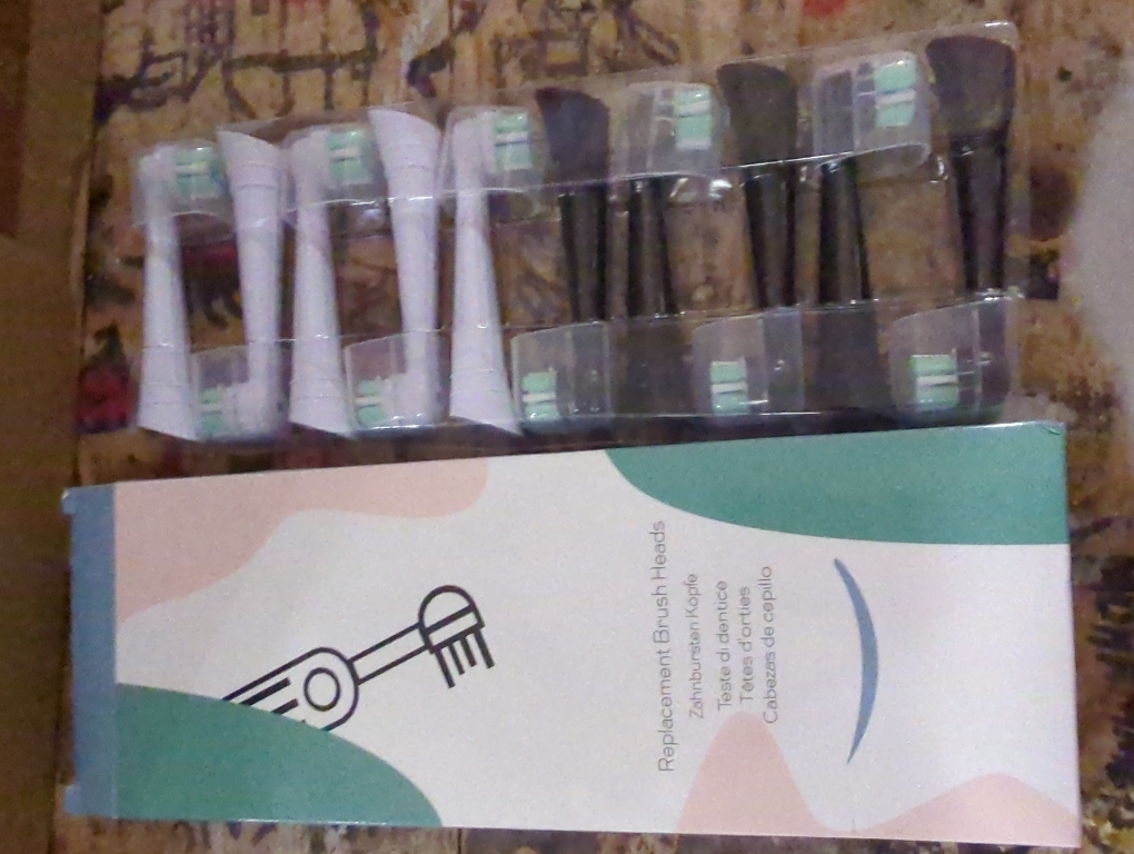 Replacement Toothbrush Heads 10 Pack for AquaSonic Black Series for Vibe Series Black Series pro, and for Duo Series pro Electric Toothbrush,Balck