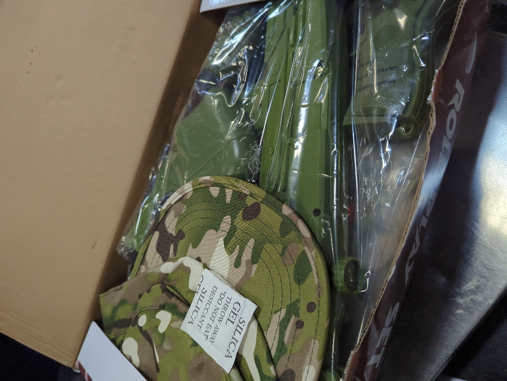 Tacobear Soldier Military Costume for Kids Boys Ages 3-9 Halloween Dress Up Role Play Set with Toy Accessories