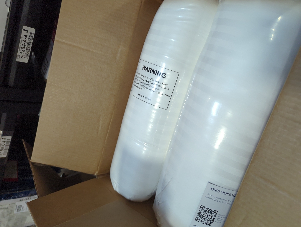 Beckham Hotel Collection Bed Pillows Standard/Queen Size Set of 2 - Original Soft Down Alternative Pillow for Sleeping - Soft Support for Back, Stomach or Side Sleepers