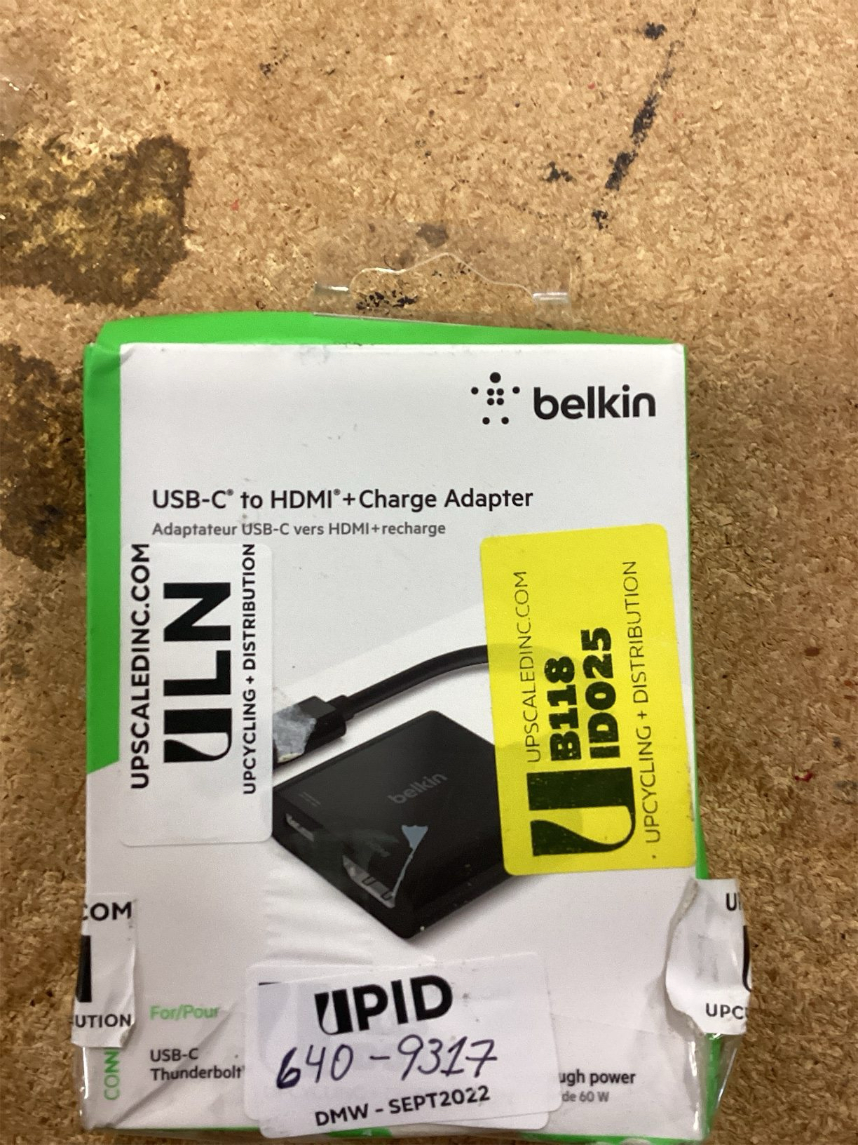 Belkin USB C to HDMI Adapter   USBC Charging Port to Charge While You Display, Supports 4K UHD Video, Passthrough Power up to 60W for Connected Devices, Compatible with MacBook, iPad, Windows