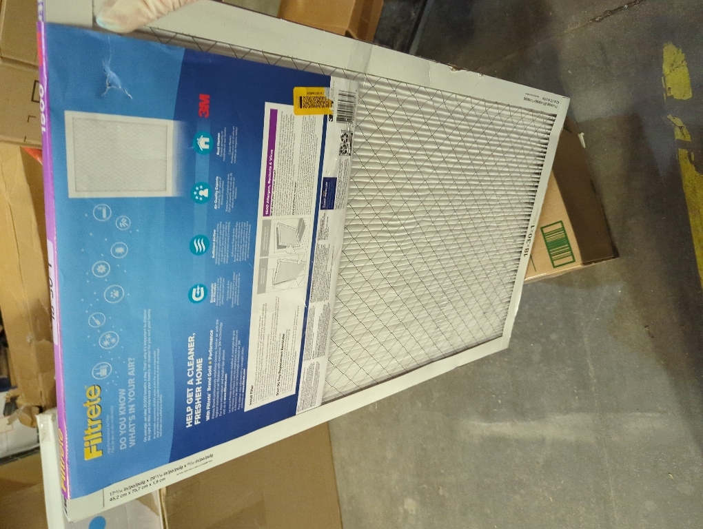 Filtrete 20x25x1 AC Furnace Air Filter, MERV 12, MPR 1500, CERTIFIED asthma & allergy friendly, 3 Month Pleated 1-Inch Electrostatic Air Cleaning Filter, 2-Pack (Actual Size 19.719x24.688x0.78 in)