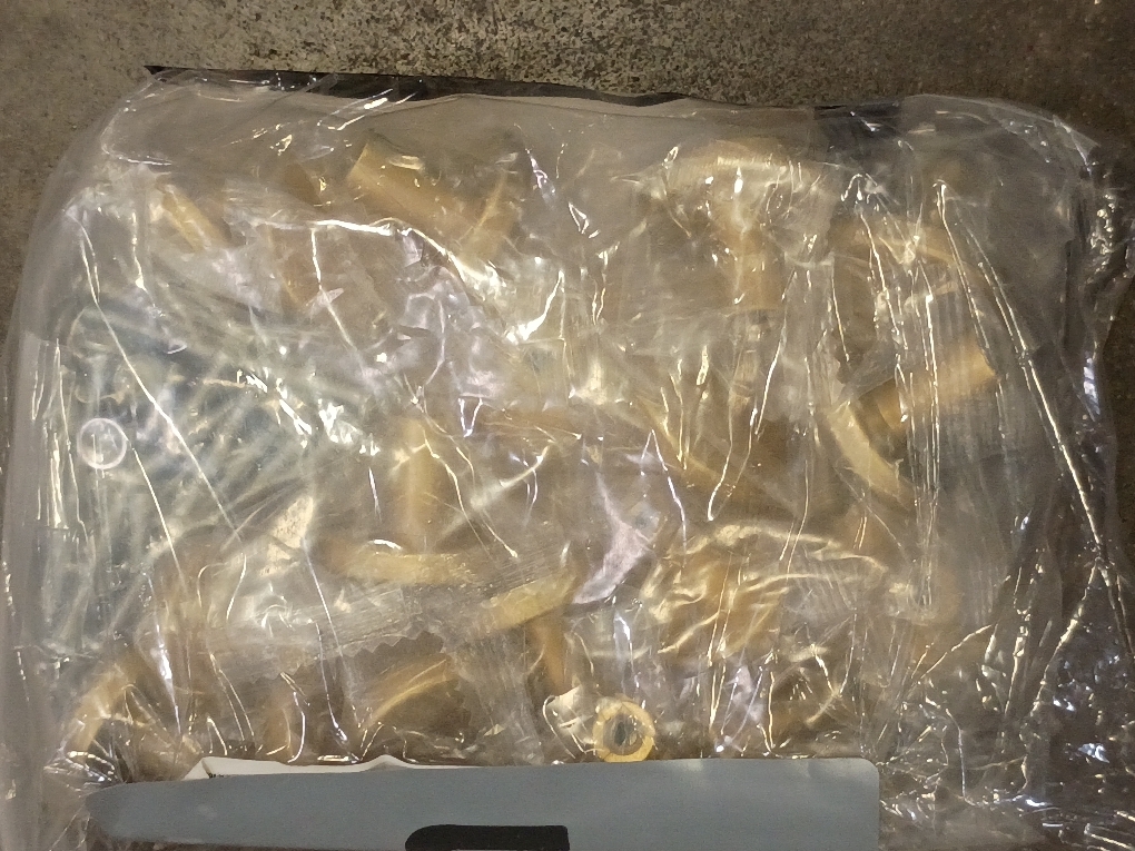 Romeda 18 Piece Drawer Knobs, Gold Cabinet Knobs with Screw, 30mm Drawer Pulls for Dresser, Kitchen, and Cabinet Drawers