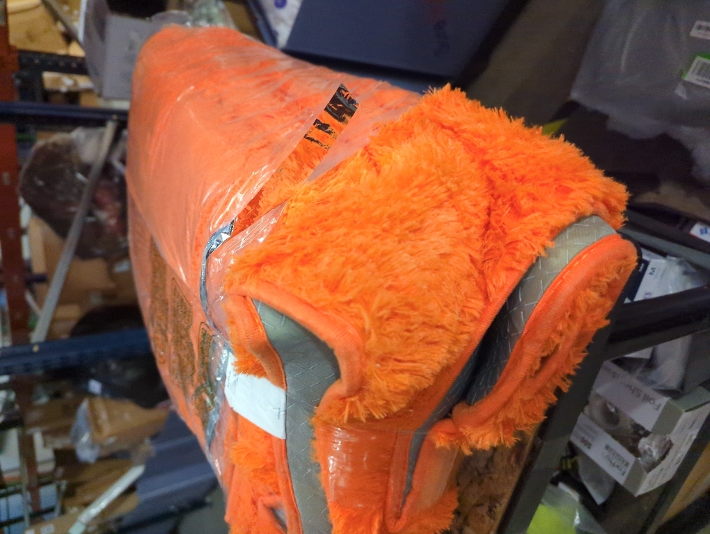 6x9 Large Area Rugs for Living Room, Orange Fluffy Shag Rug for Bedroom and Nursery, Soft and Comfy, Big Fuzzy Carpet for Kids, Girls, Boys Room Dorm Home Decor Aesthetic, Upgrade Non Slip