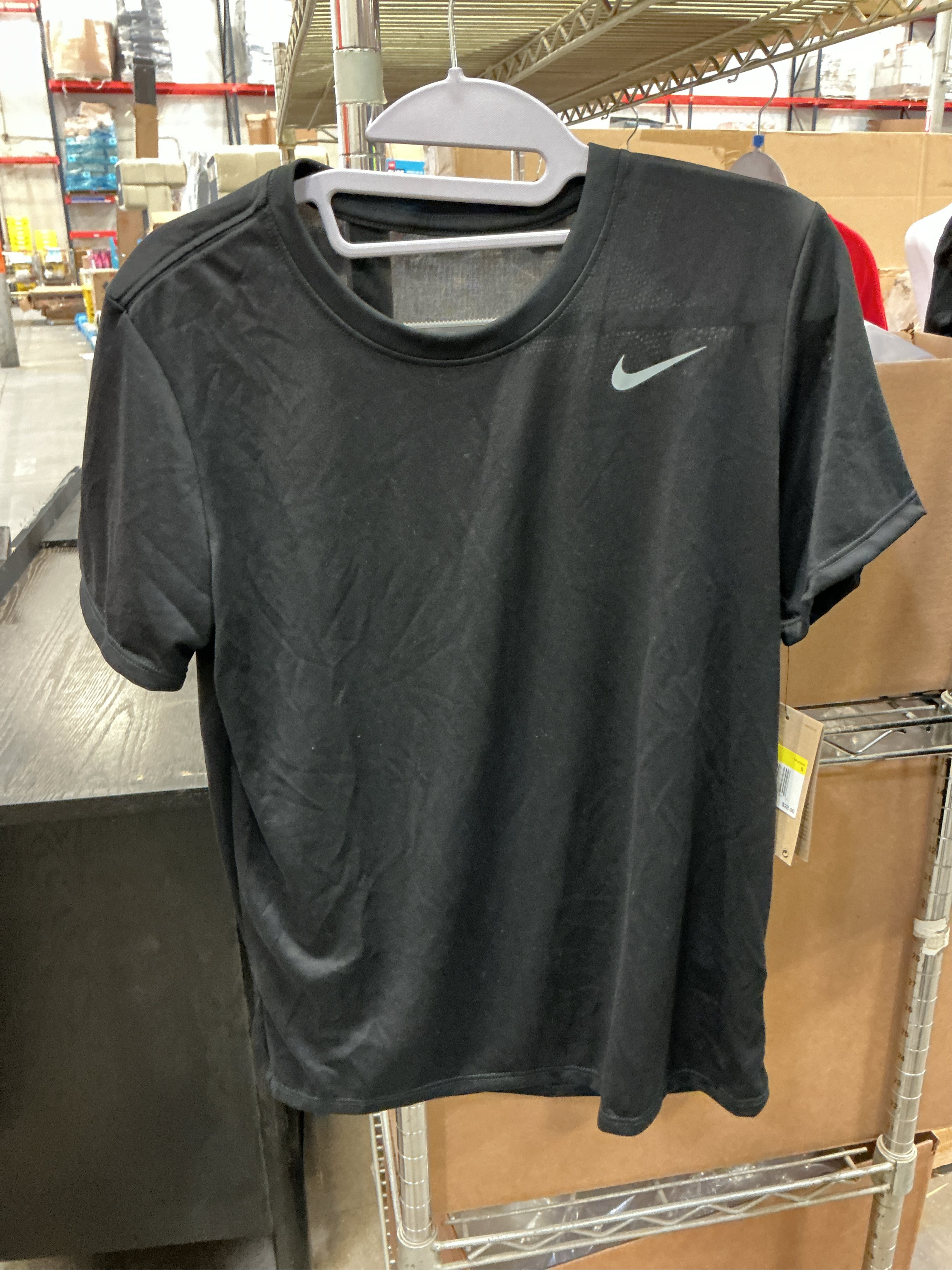 size S. Nike Womens Legend Short Sleeve Crew T-Shirt as1, Alpha, s, Regular, Regular, Black