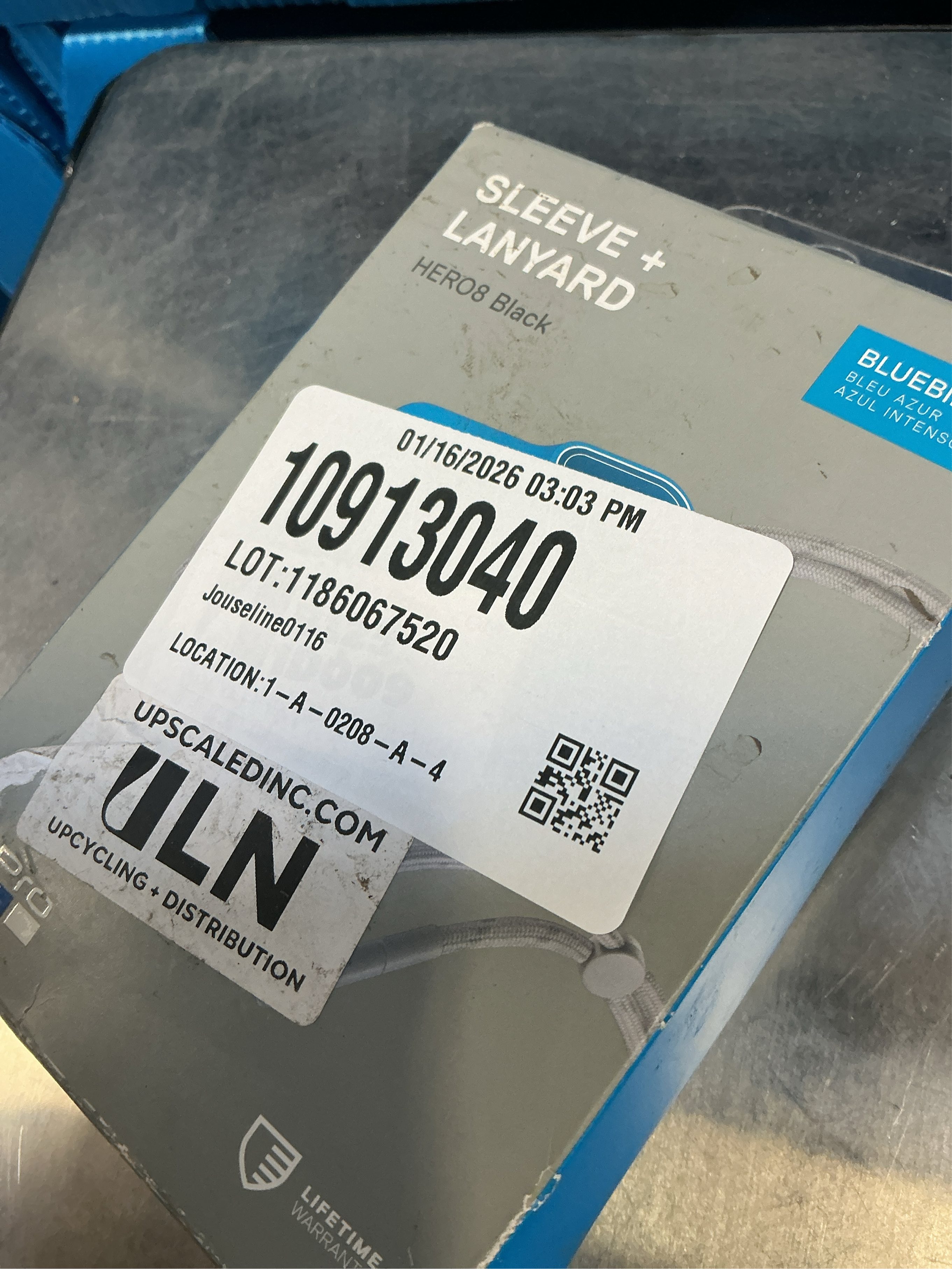 Sleeve   Lanyard (HERO8 Black) Bluebird