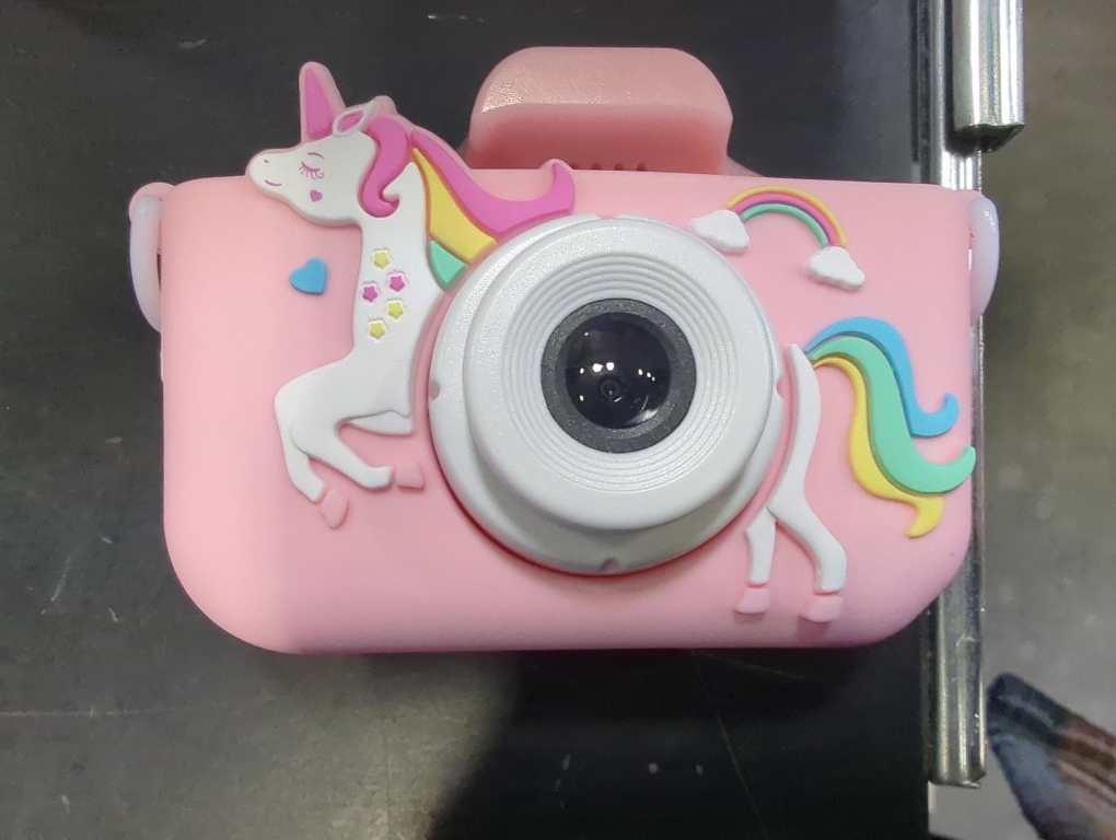 Dwfit Upgrade Selfie Kids Camera, Christmas Birthday Gifts for Boys Girls Age 3-12, HD Kids Digital Video Cameras for Toddler with Cartoon Soft Silicone Cover, Portable Toy for 3 4 5 6 7 8 Years Old