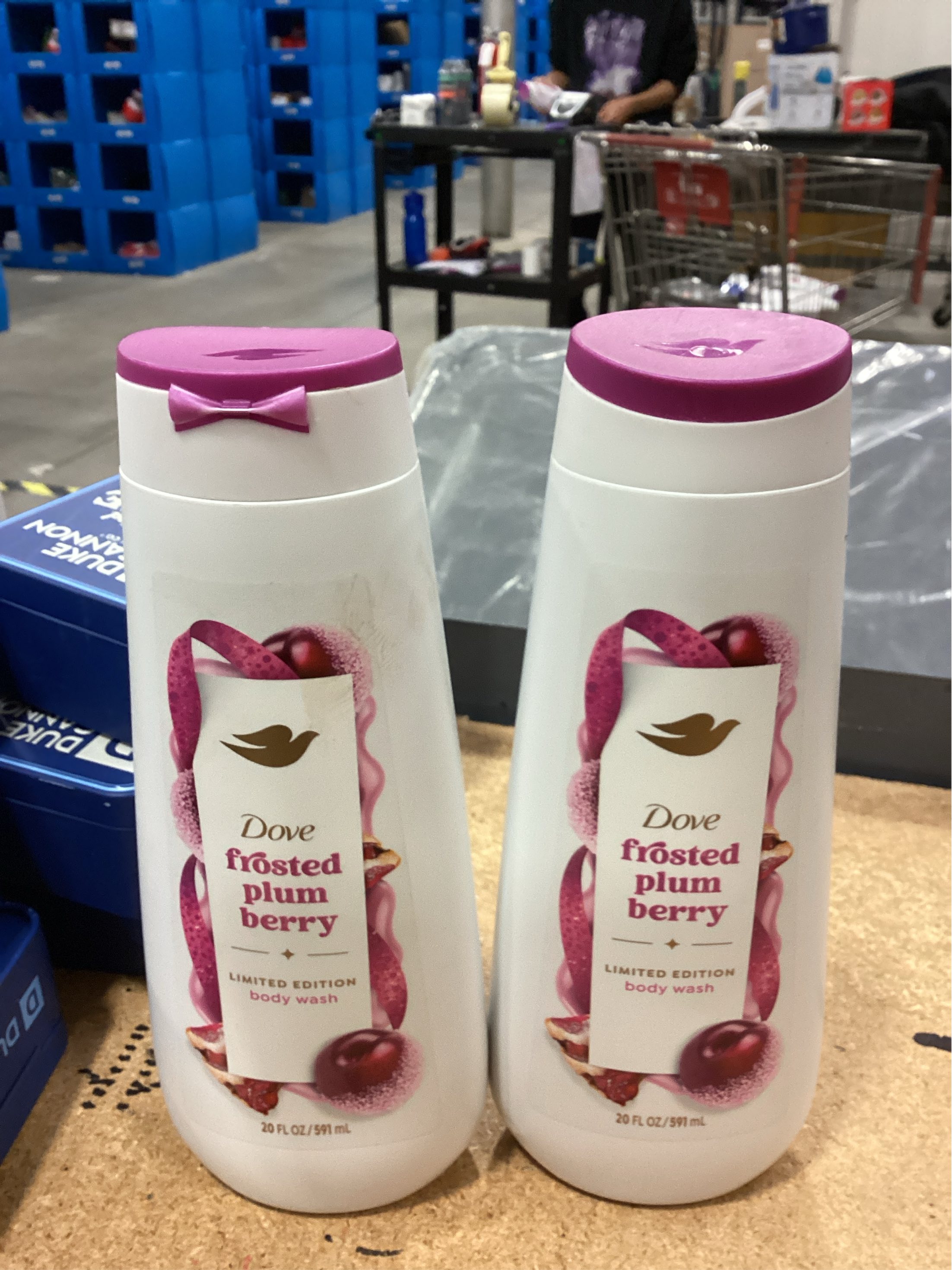 Dove Beauty Limited Edition Holiday Treat Body Wash - Frosted Plum Berry 2 pack