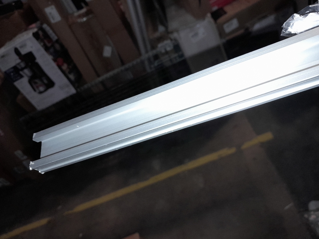 Kichler Lighting 1TEC1STSF8SIL Ils Te Series - Standard Depth Surface Channel - with Utilitarian Inspirations - 0.5 Inches Tall by 0.75 Inches Wide,