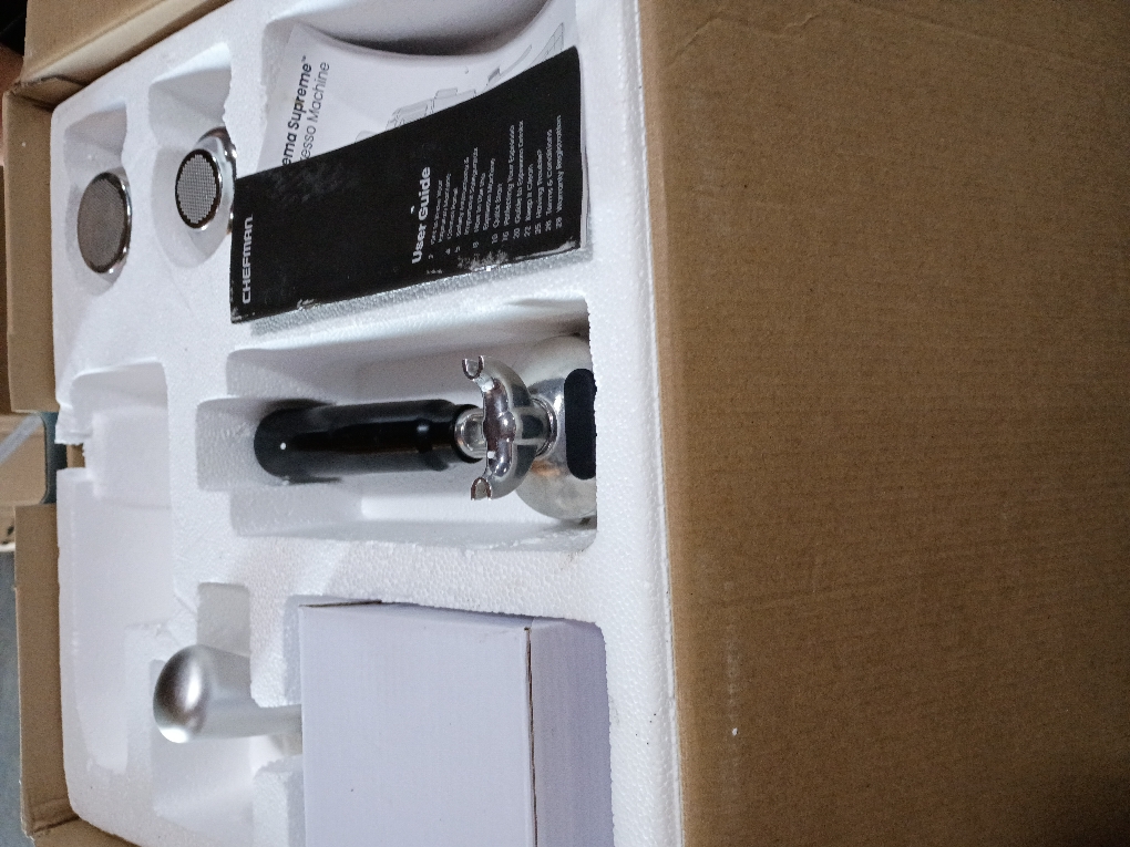 Chefman Crema Supreme Espresso Machine Stainless Steel