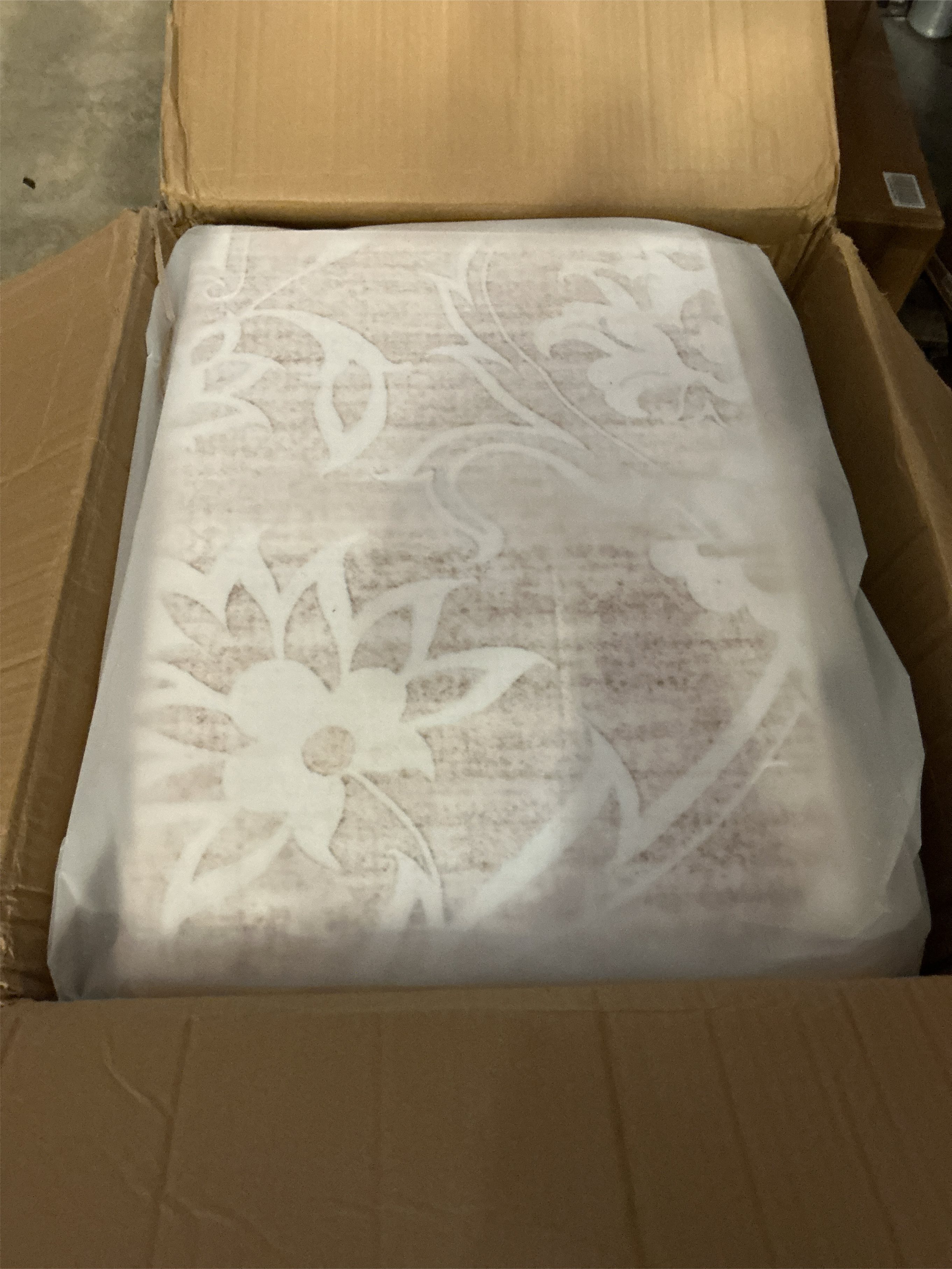 10x14 Area Rugs for Living Room Large Washable Rugs for Bedroom Floral Vintage Non-Slip Thin Area Rug Indoor Home Office Decor Beige