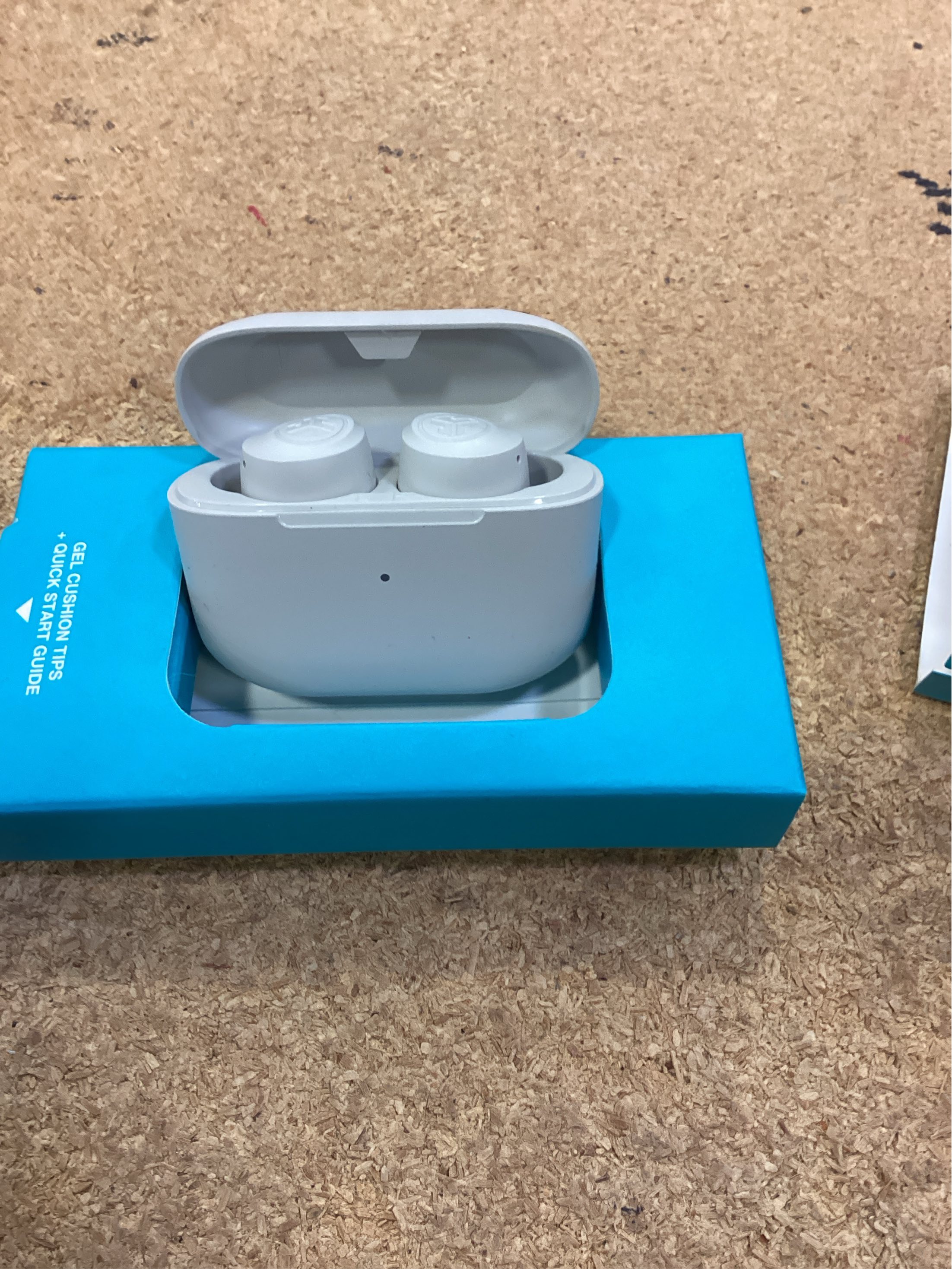 JLab Go Air Pop True Wireless Bluetooth Earbuds - Cloud White