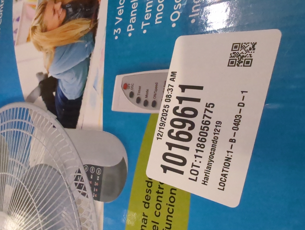 Comfort Zone 16-inch Wall Mount Fan with Remote Control, Quiet 3-Speed Operation, Timer, Adjustable Tilt – Ideal for Bedroom, Home, Gym & Office