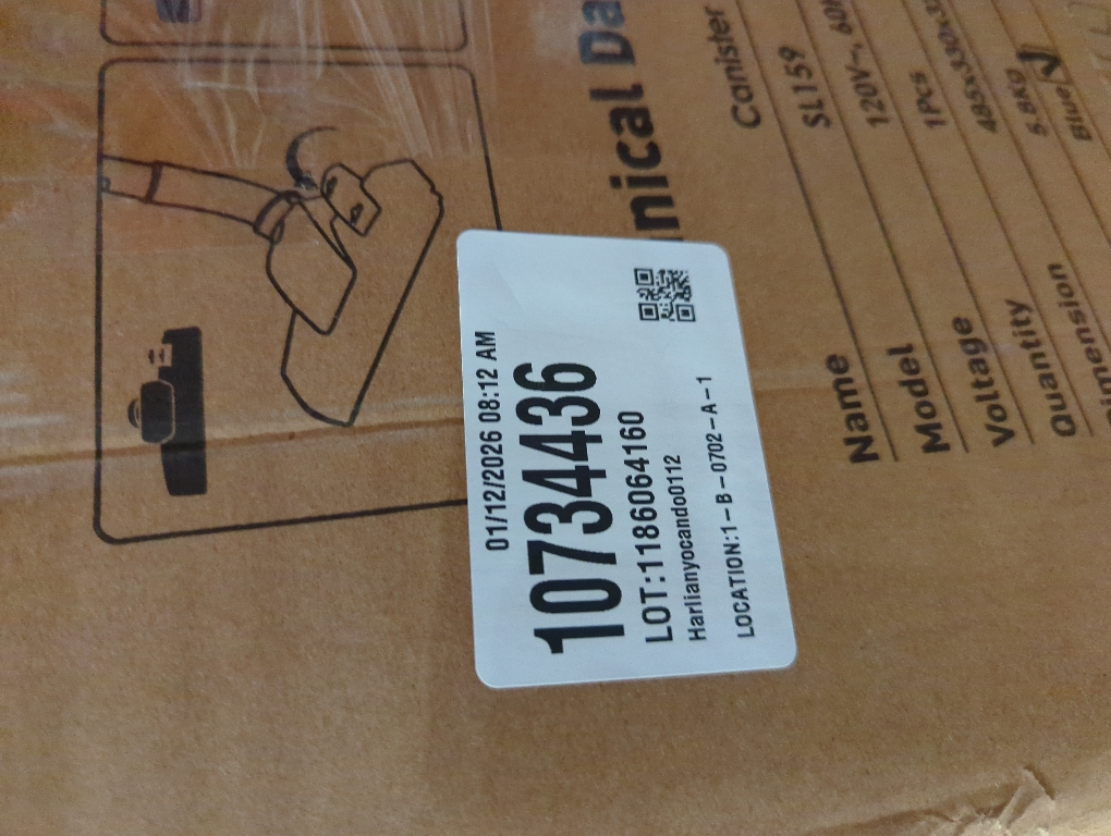 Canister Vacuum Cleaner, 40Kpa 1600W Cyclon Power, Dust Full Indicator, Double HEPA Filters, 3.7Qt Large Capacity, Lightweight Vac for Hard Floors, Carpets, Pet Hair, Blue