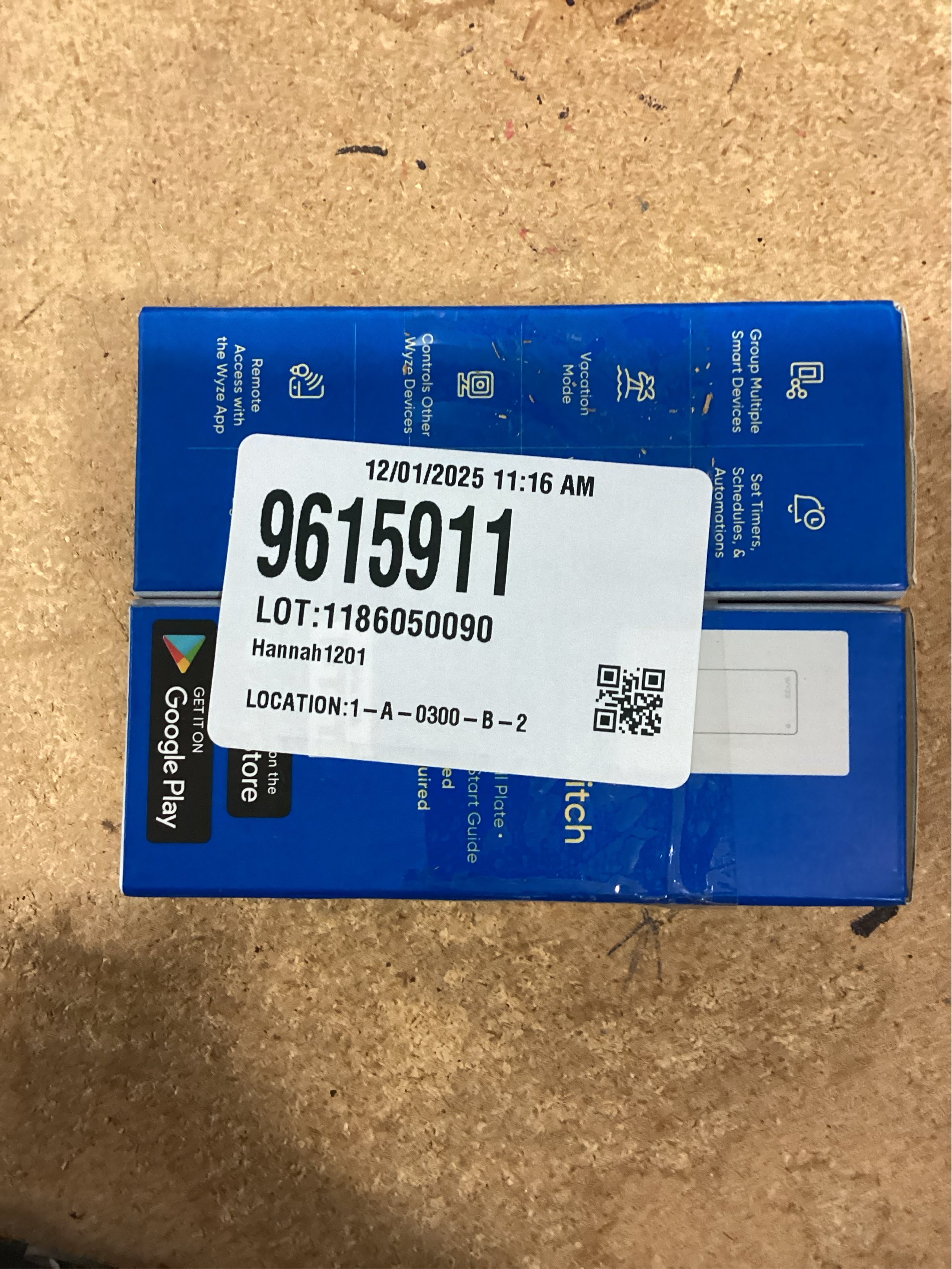 WYZE Smart 15 Amp Programmable Touch and Push Button Light Switch, White 2 pack