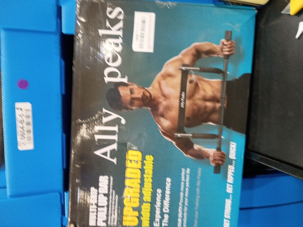 Ally Peaks Pull Up Bar for Doorway | Thickened Steel Max Limit 440 lbs Upper Body Fitness Workout Bar| Multi-Grip Strength for Doorway | Indoor Chin-Up Bar Fitness Trainer for Home Gym Portable