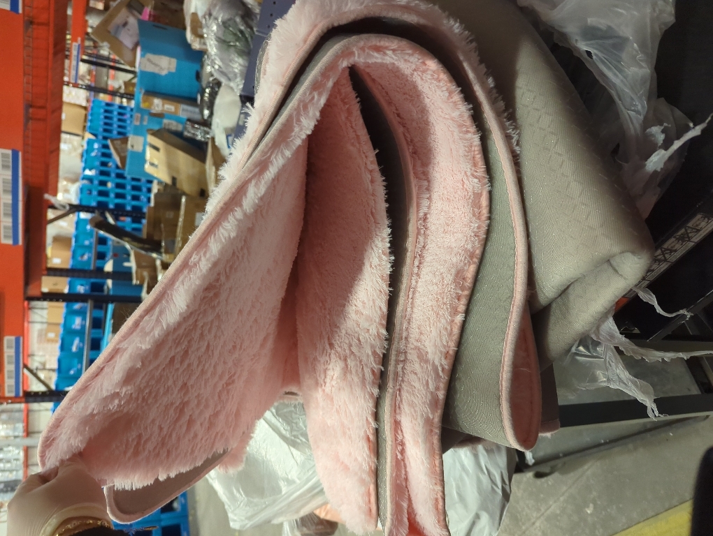 Litanika 4x6 Shag Area Rug for Living Room Bedroom, Pink High Pile Soft Plush Shaggy Furry Cute Bedside Playroom Dorm Carpet, Non-Slip, Non-Shedding Modern Indoor Floor Rug