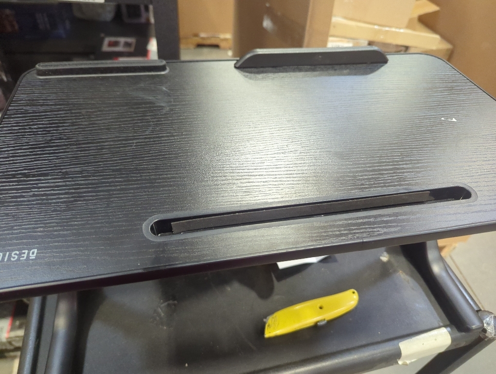 Besign LT07 Lap Desk [Extra Large], Adjustable Laptop Table, Portable Standing Bed Desk, Foldable Sofa Breakfast Tray, Notebook Computer Stand for Reading and Writing (Black)