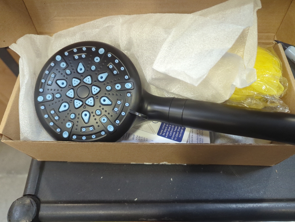 Color Black Veken Filtered Shower Head for Hard Water, 10 Layer Filters and 9 Unique Settings, Multi Sprayer Function Rainfall, Extra 70 Inchs Long Hose Extension, Rainfall Showerhead with Handheld (Matte Black)