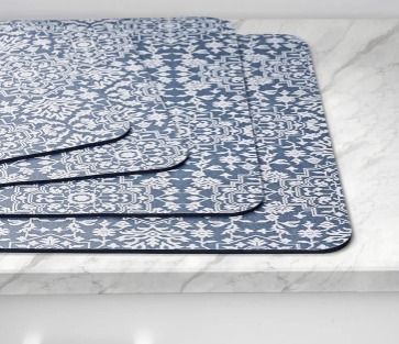 Multi-Purpose Printed Kitchen Mats, 4-pack