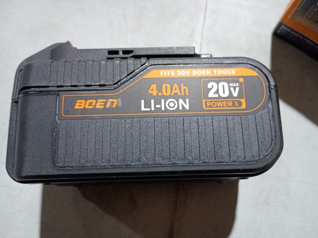 boen 20V MAX 4.0Ah Lithium Compact Battery, 4000mAh, Compatible 20V Cordless Power Tools, for IW-75/IW-79